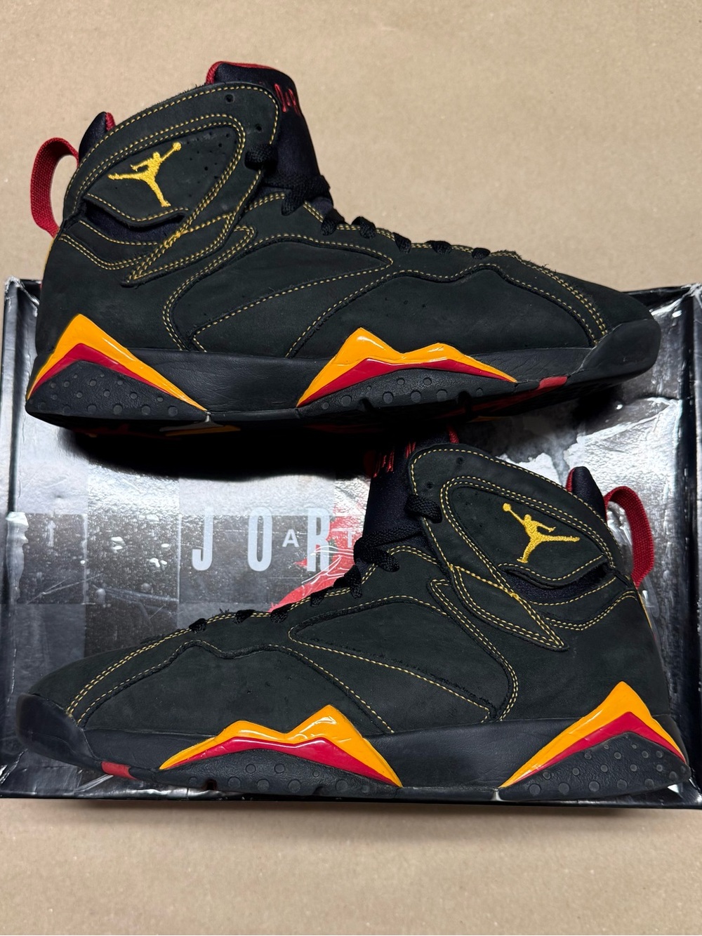 Nike Air Jordan 7 VII Retro Citrus 2022 Mens size 10.5 Basketball Shoes Rare!